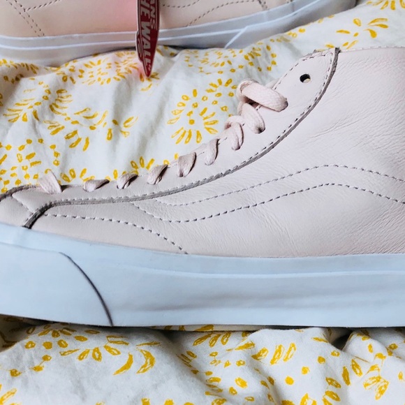 ✅ BACK TO SCHOOL Rare Pink Leather Delicacy Vans - Picture 5 of 5